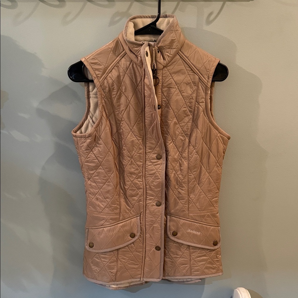 Barbour Women's Quilted Beige Vest